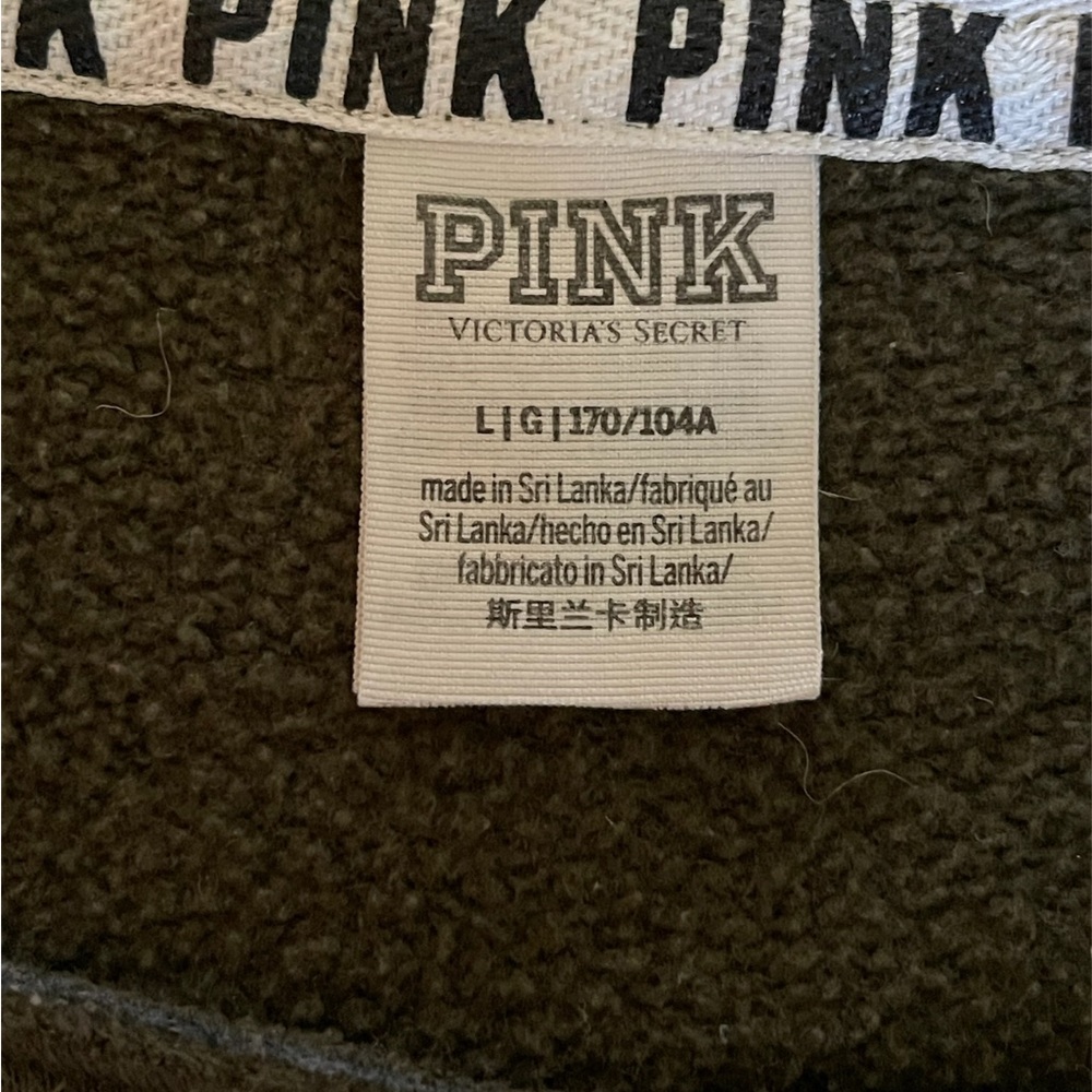 Victoria’s Large Secret Black Green Sweat-shirt - Picture 4 of 4